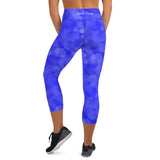Abstract Fin Capri Leggings