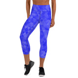 Abstract Fin Capri Leggings
