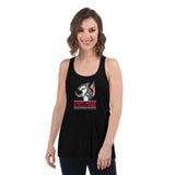 Shark Week - Women's Flowy Racerback Tank - Dark