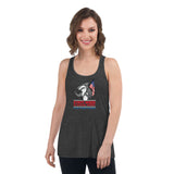 Shark Week - Women's Flowy Racerback Tank - Dark