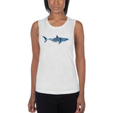 Shark Life Ladies’ Muscle Tank