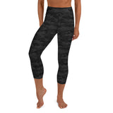 Black Camo Capri Leggings
