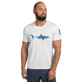 Shark Life Camo Men's Athletic T-shirt
