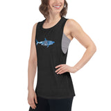 Shark Life Ladies’ Muscle Tank