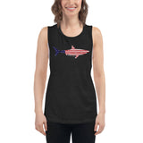 We The Sharks Ladies’ Muscle Tank - Black
