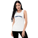 Shark Fitness Dark Athletic Type Ladies’ Muscle Tank