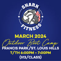 MARCH 2024 T/TH 6pm Francis Park Outdoor Boot Camp