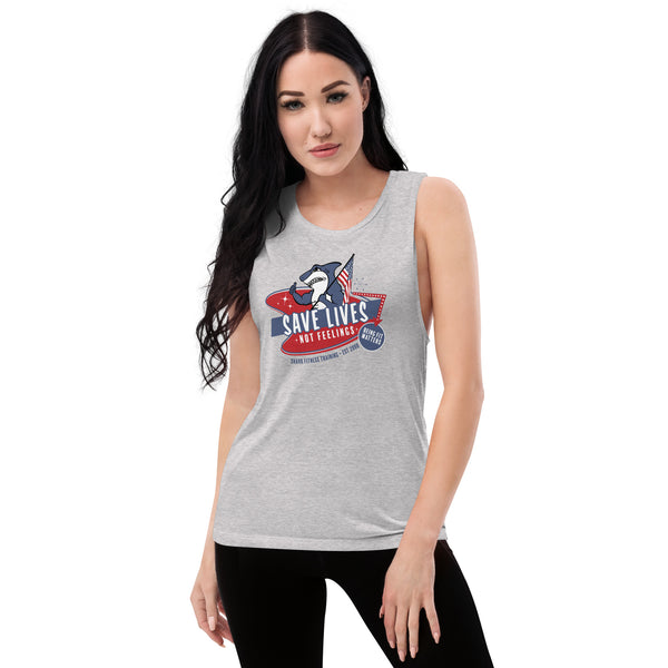 Save Lives Ladies’ Muscle Tank