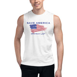 Save America Destroy Lazy Unisex Muscle Shirt
