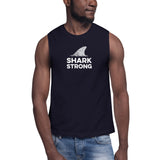 Shark Strong Unisex Muscle Shirt Dark Colors