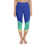 Shark Colorblock Capri Leggings