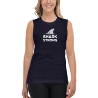 Shark Strong Unisex Muscle Shirt Dark Colors